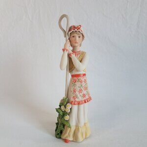 Cybis Little Bo Peep Bisque Porcelain Figurine 10.5" Vintage